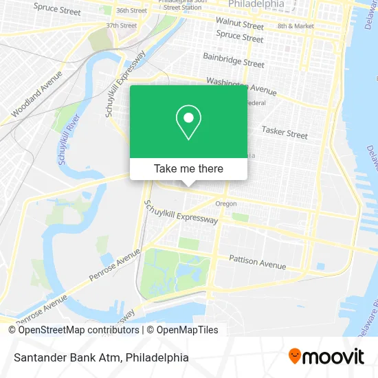 Santander Bank Atm map