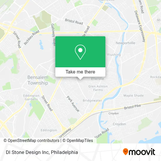 Dl Stone Design Inc map