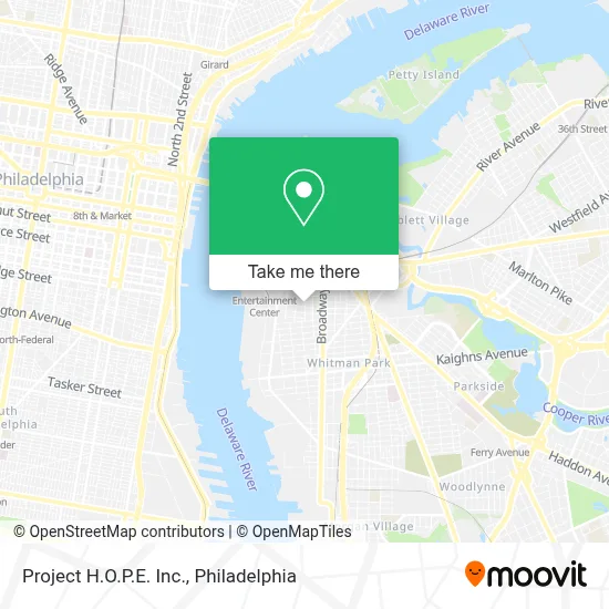 Project H.O.P.E. Inc. map