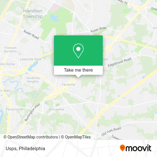 Usps map
