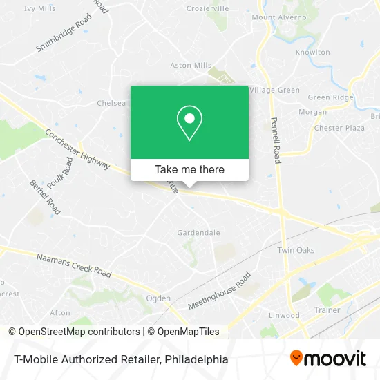 T-Mobile Authorized Retailer map