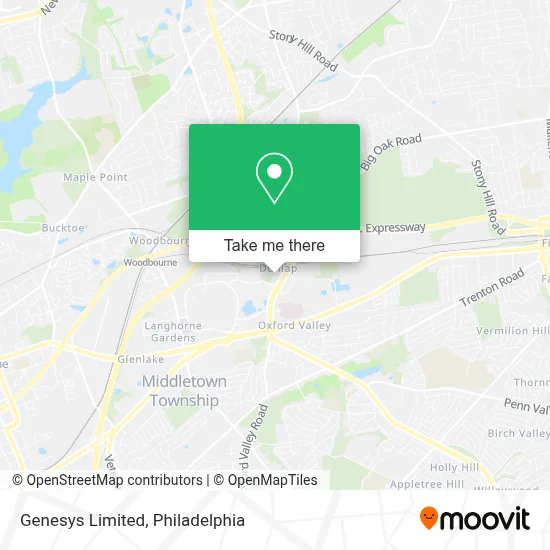 Genesys Limited map
