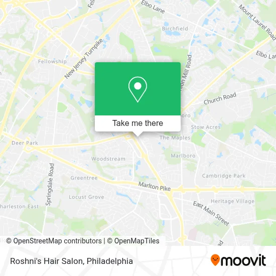 Roshni's Hair Salon map