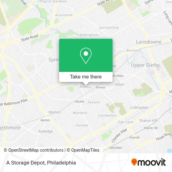 A Storage Depot map
