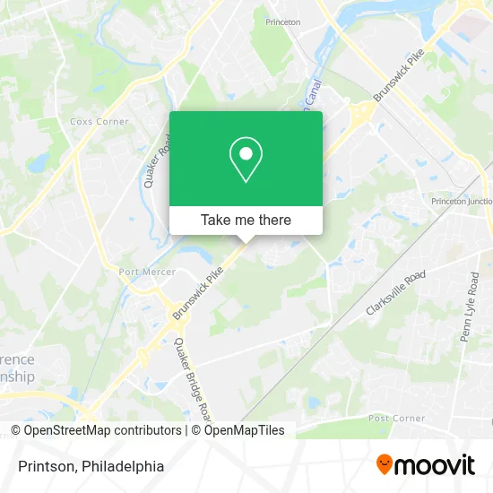 Printson map