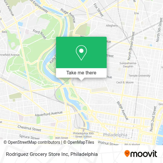Rodriguez Grocery Store Inc map