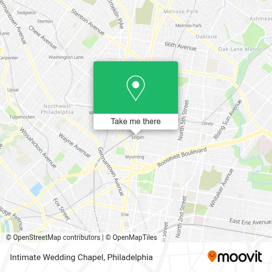 Intimate Wedding Chapel map