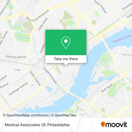 Medical Associates Of map
