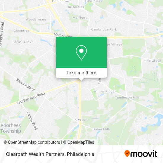 Clearpath Wealth Partners map