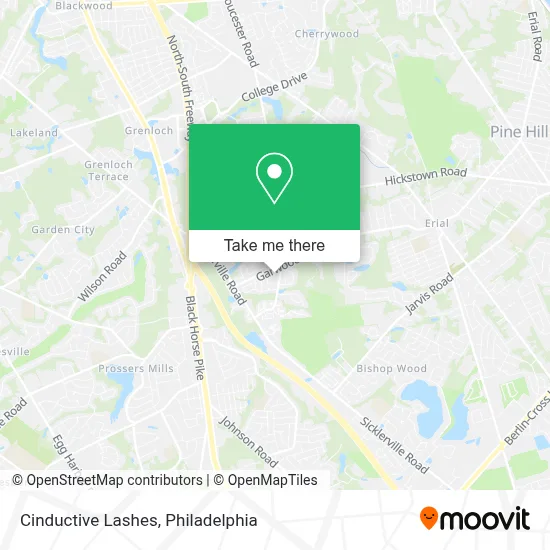 Cinductive Lashes map