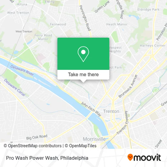 Pro Wash Power Wash map