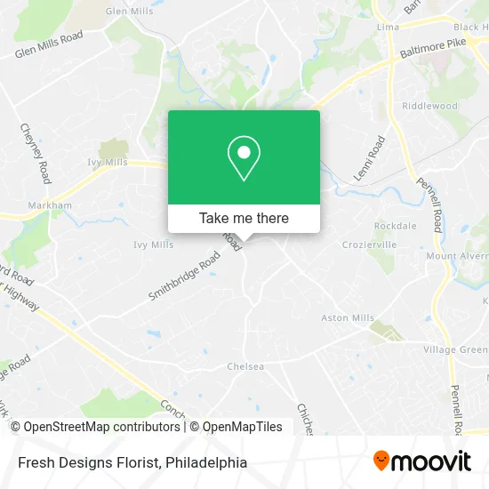Fresh Designs Florist map