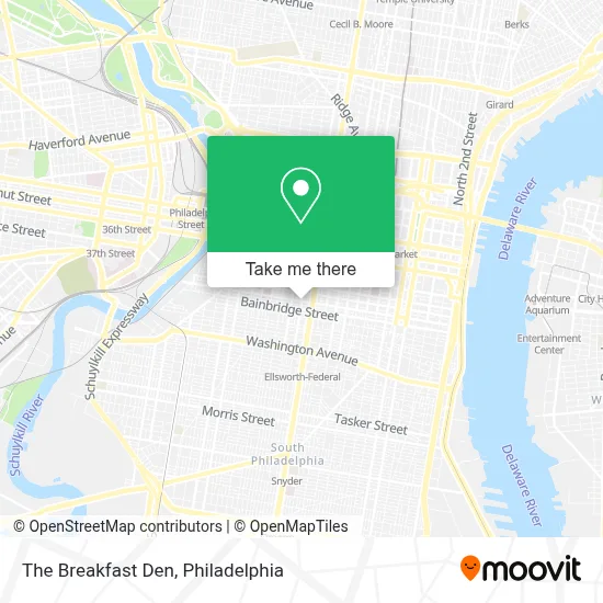 The Breakfast Den map