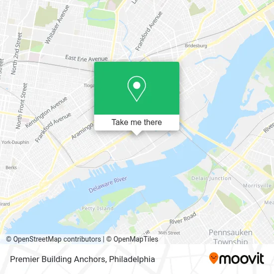 Premier Building Anchors map