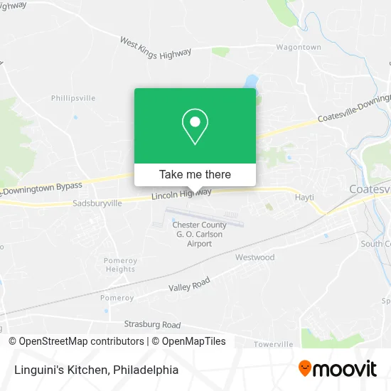 Linguini's Kitchen map