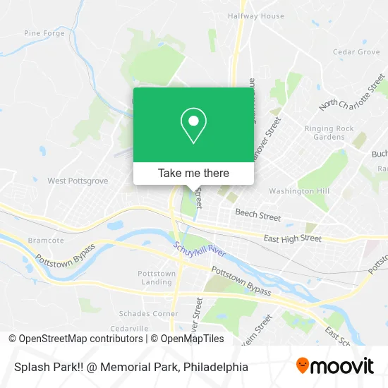 Splash Park!! @ Memorial Park map