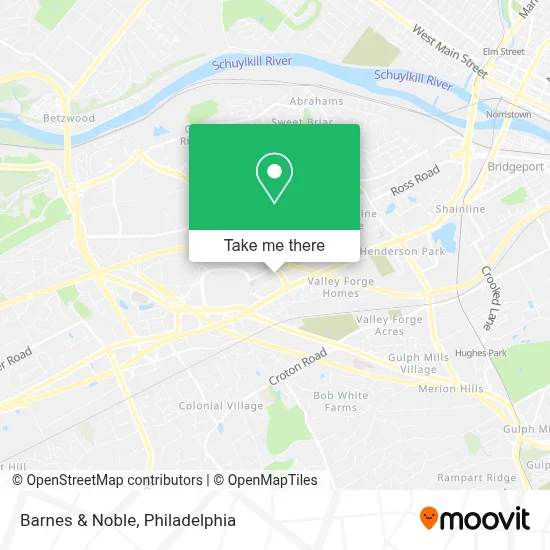 Barnes & Noble map