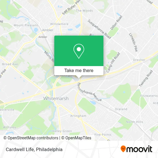 Cardwell Life map