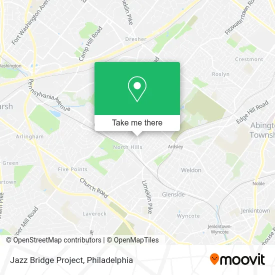 Jazz Bridge Project map