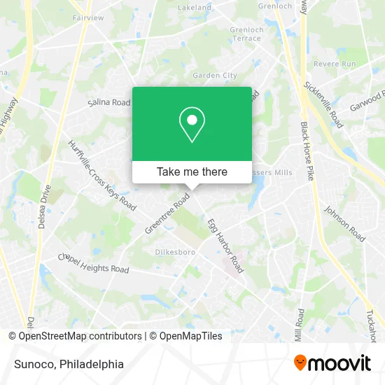 Sunoco map