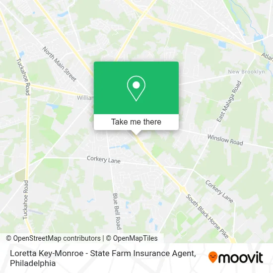 Loretta Key-Monroe - State Farm Insurance Agent map