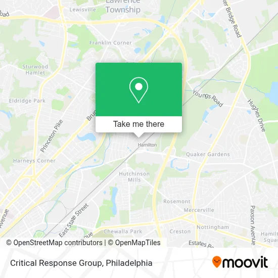 Critical Response Group map