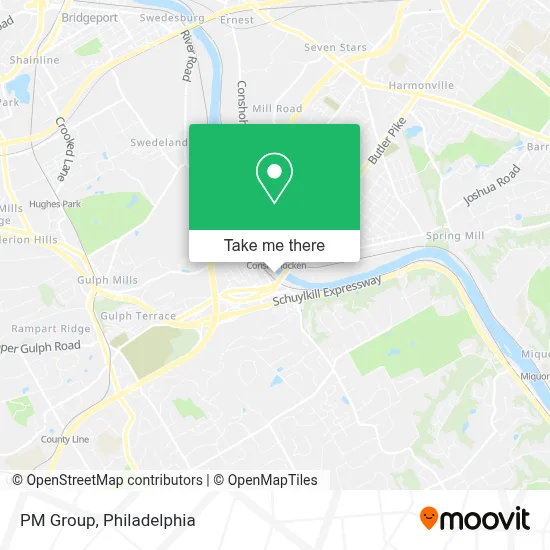 PM Group map