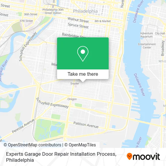Experts Garage Door Repair Installation Process map