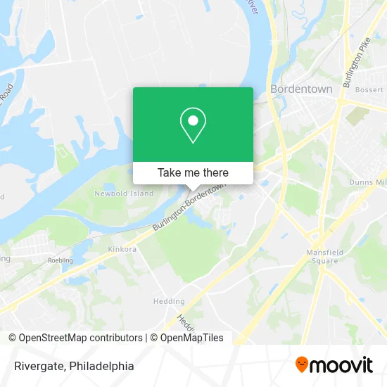 Rivergate map