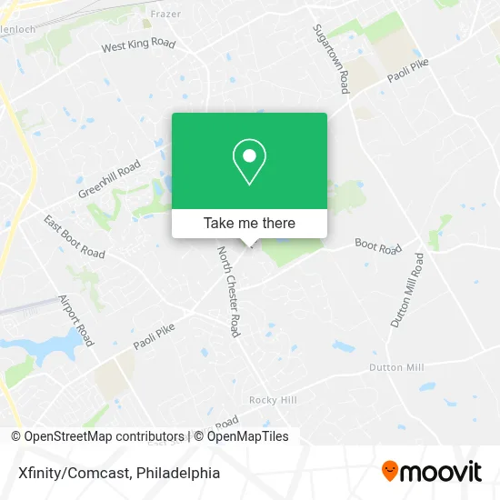 Xfinity/Comcast map