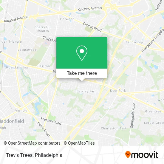 Trev's Trees map