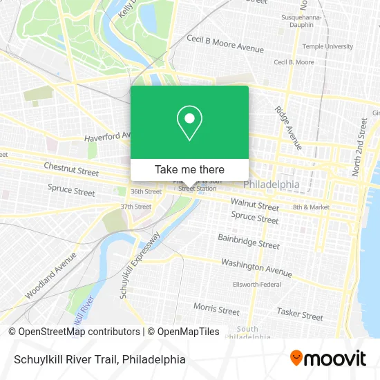 Schuylkill River Trail map