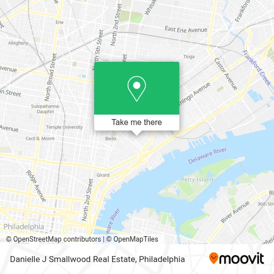 Danielle J Smallwood Real Estate map