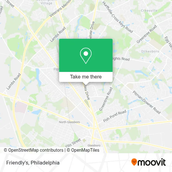 Friendly's map