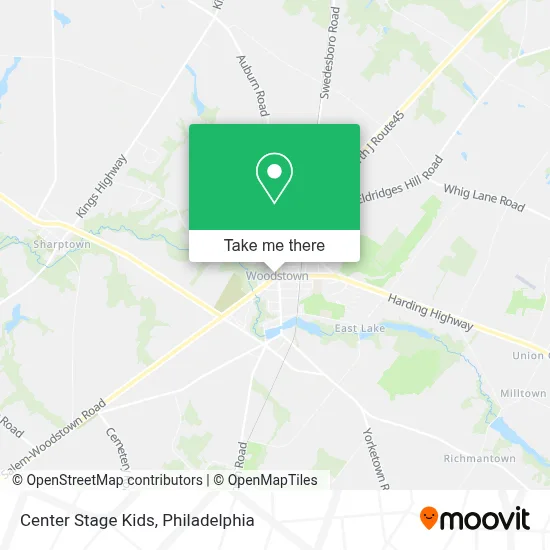 Center Stage Kids map