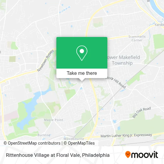 Rittenhouse Village at Floral Vale map