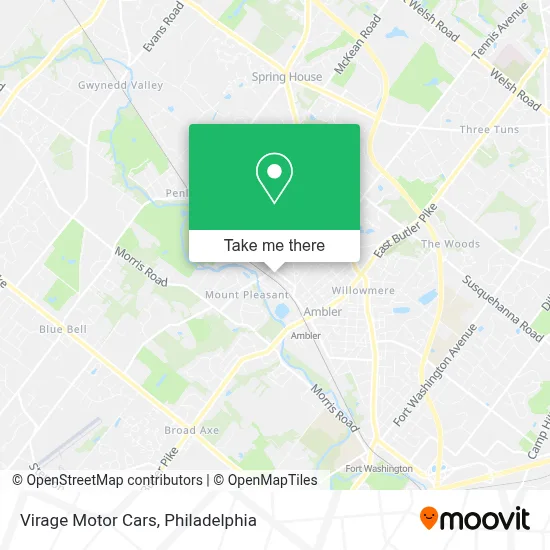 Virage Motor Cars map
