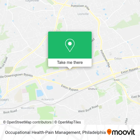 Occupational Health-Pain Management map