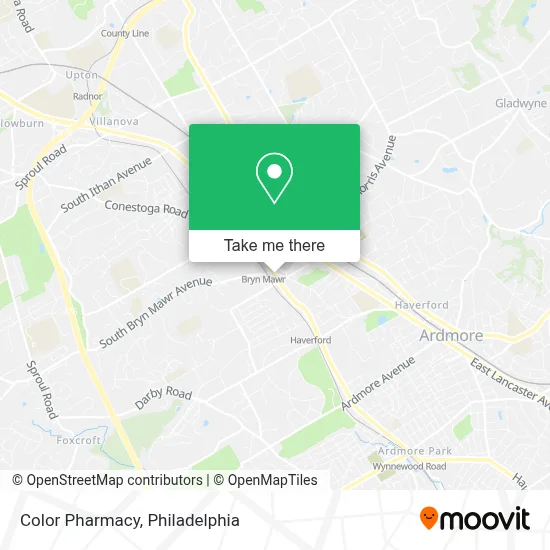 Color Pharmacy map