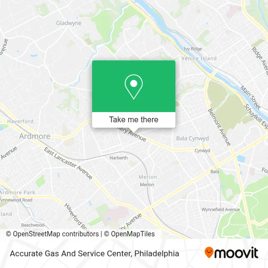 Accurate Gas And Service Center map