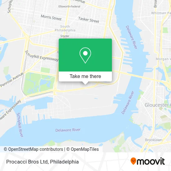 Procacci Bros Ltd map