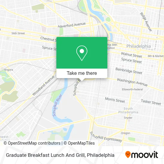 Graduate Breakfast Lunch And Grill map