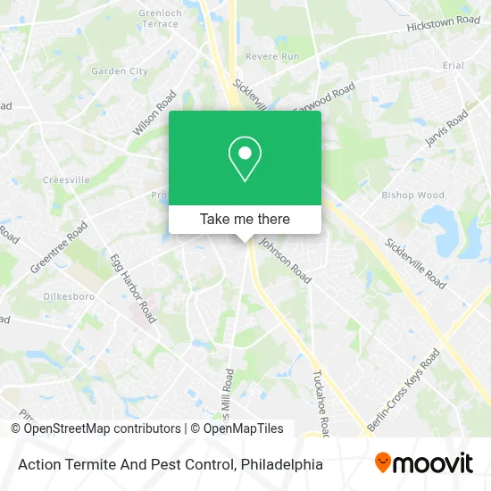 Action Termite And Pest Control map