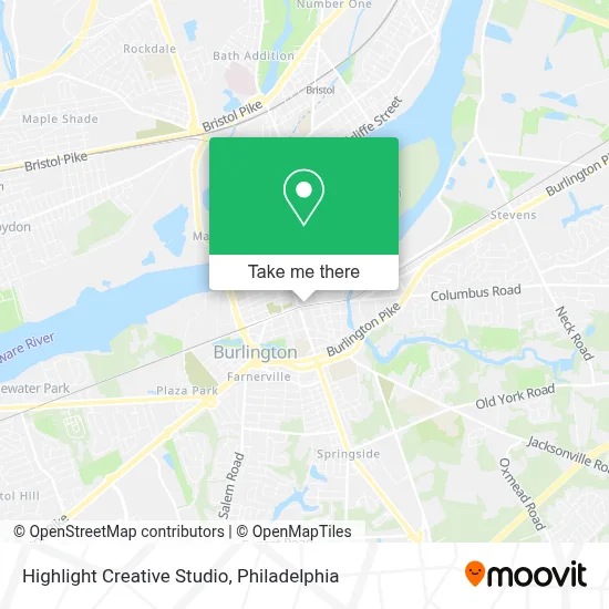 Highlight Creative Studio map