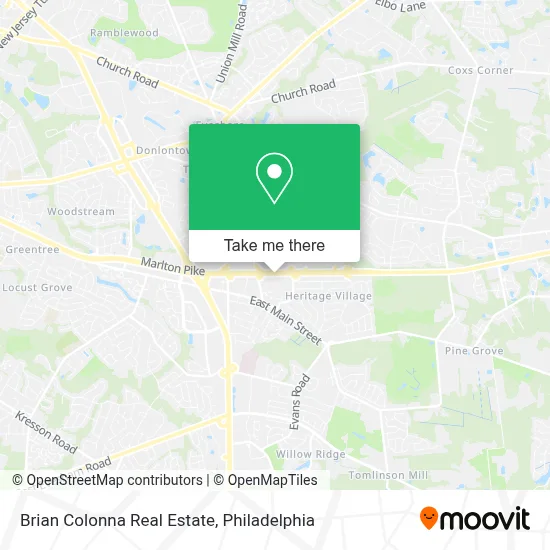 Brian Colonna Real Estate map