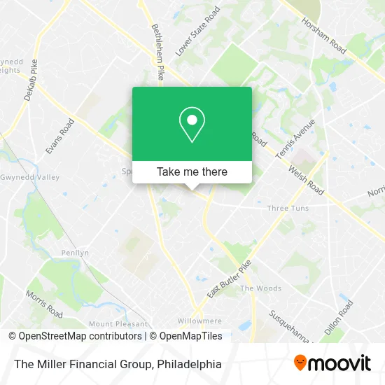 The Miller Financial Group map