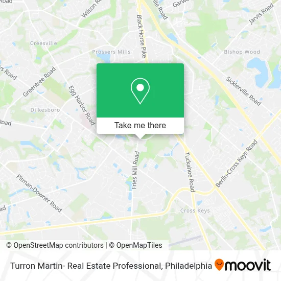 Turron Martin- Real Estate Professional map