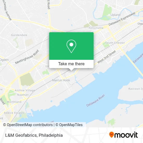 L&M Geofabrics map