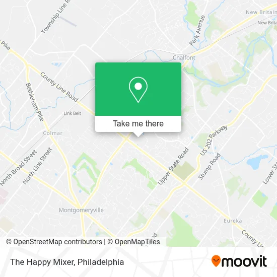 The Happy Mixer map