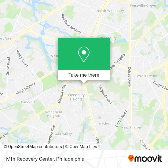 Mfh Recovery Center map